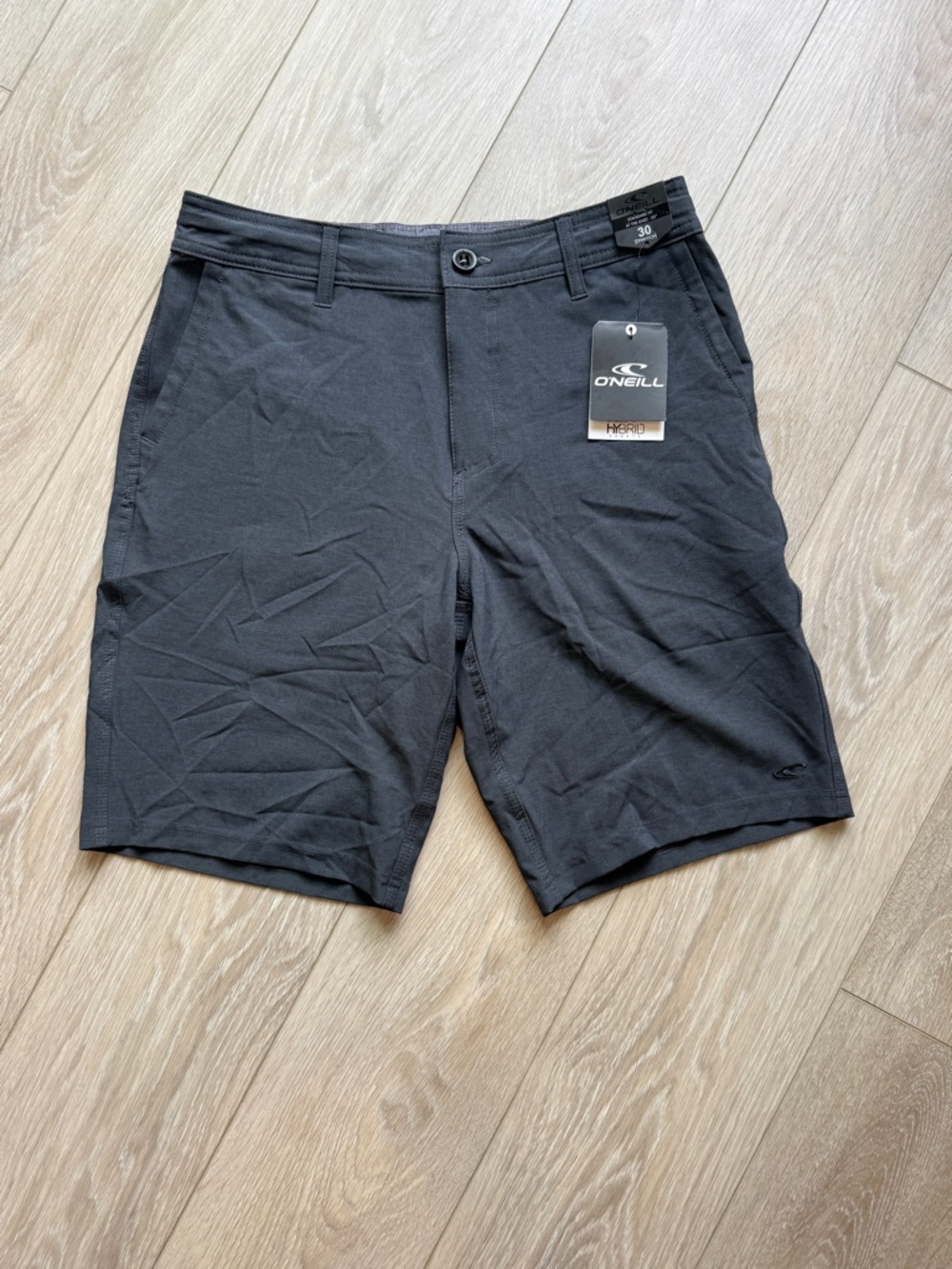 O’Neill Hybrid Hyperdry Gray Chino Shorts Men’s Size 30